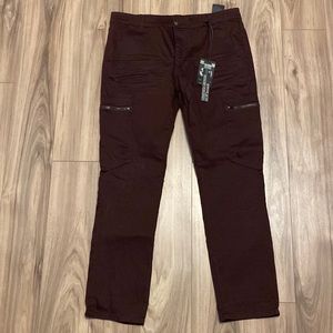 NWT Mens Burgandy/Wine Pants Sz 38